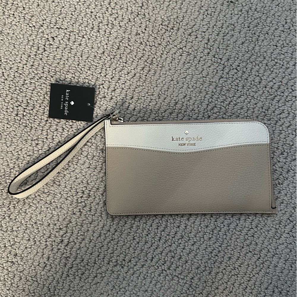 Kate Spade Lucy Medium L Zip Wristlet, Colorblock